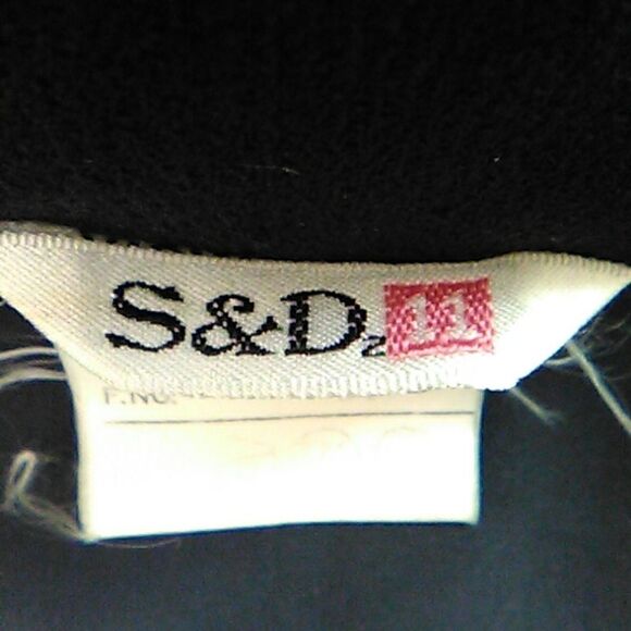 Vintage S&D Black Dress - Picture 8 of 11